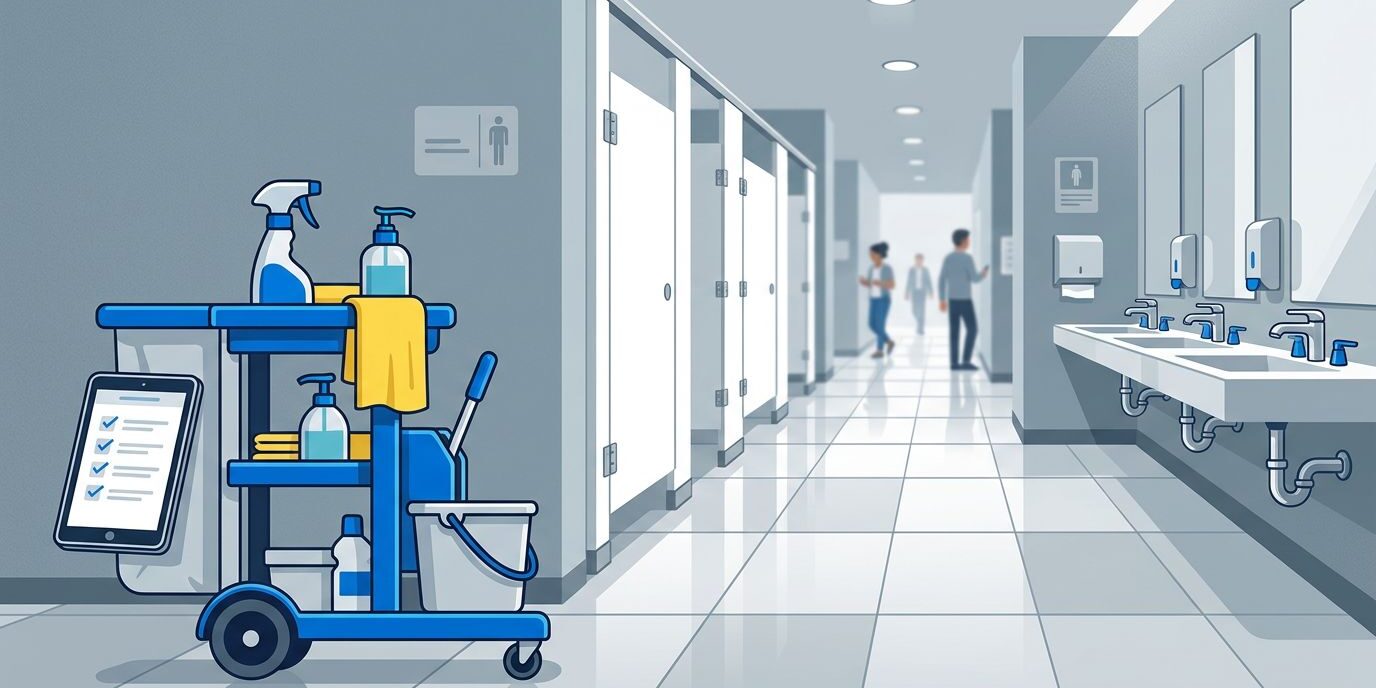 Commercial Restroom Cleaning Standards for High-Traffic Buildings